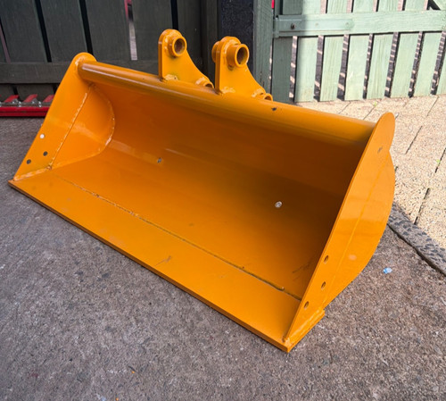 Brand new mini digger digging - brand,