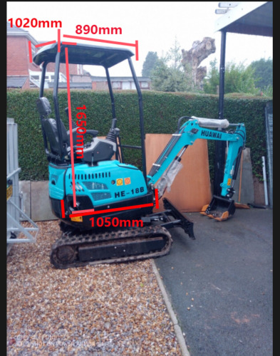 Mini excavator rain cover - mini,