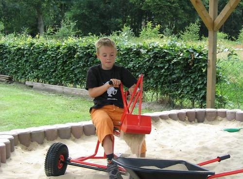 Commercial sand pit - commercial, digger
