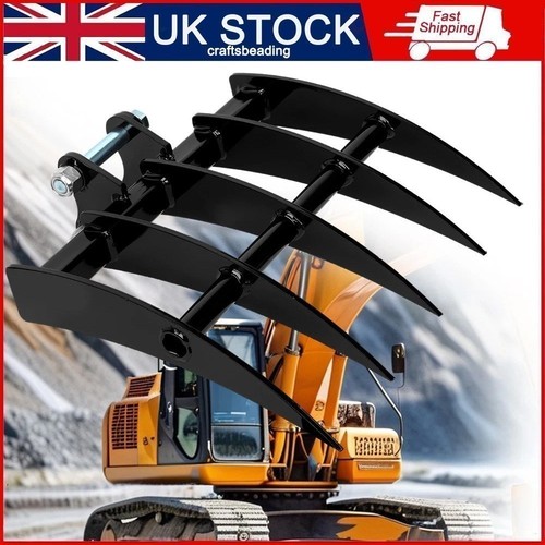 Mini digger rake - rake, 25mm