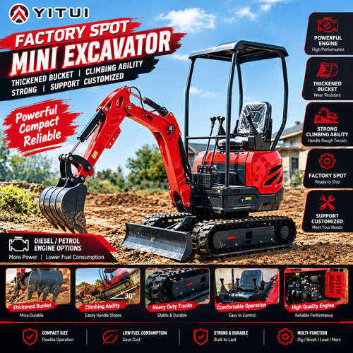 Mini excavator thickened - excavator,