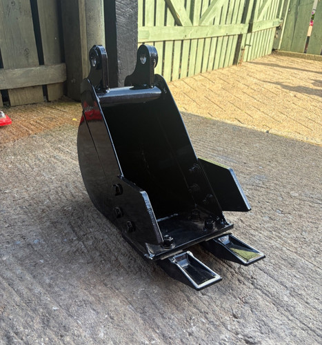 Brand new mini digger - digger, digging