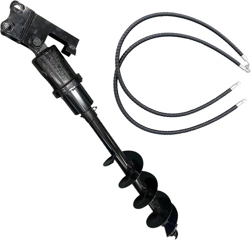 Mini digger auger 25mm - pins, 8"