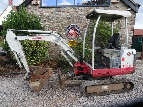 Takeuchi tb016 mini digger - tb016,