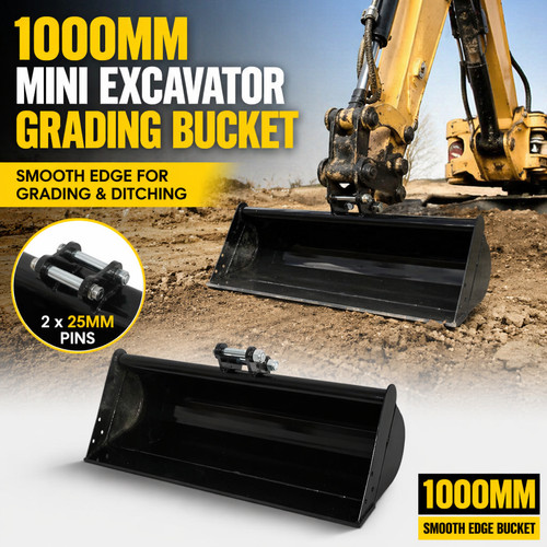 1000mm mini digger grading - mini,