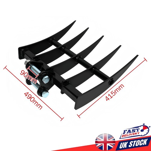 Mini digger rake - digger, /