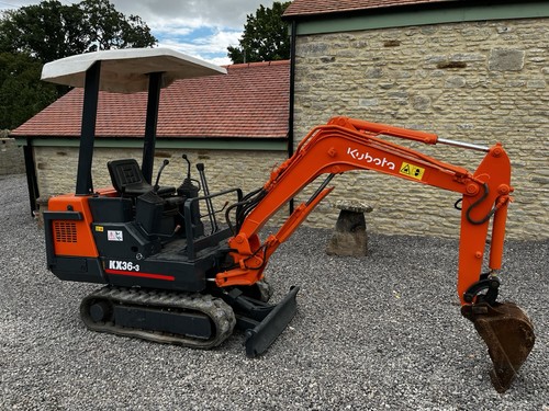 Kubota kx36 digger excavator - kx36,