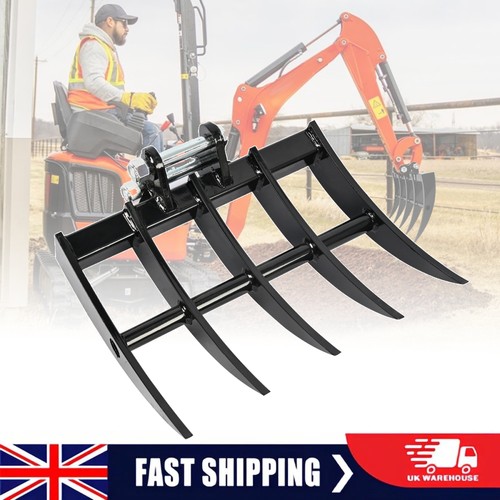 Mini digger rake attachments - rake,
