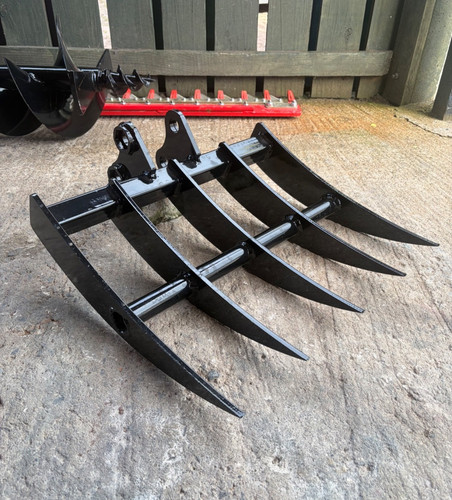 Brand new mini digger rake - new,