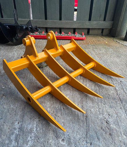 Brand new mini digger - digger, rake