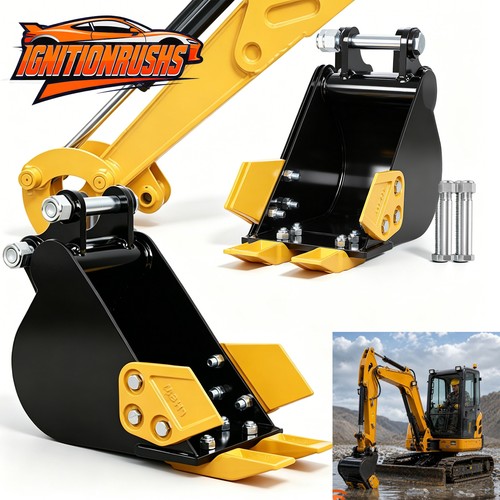 Mini digger digging bucket - digging,