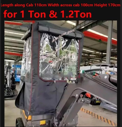 Mini excavator rain cover - mini, fit